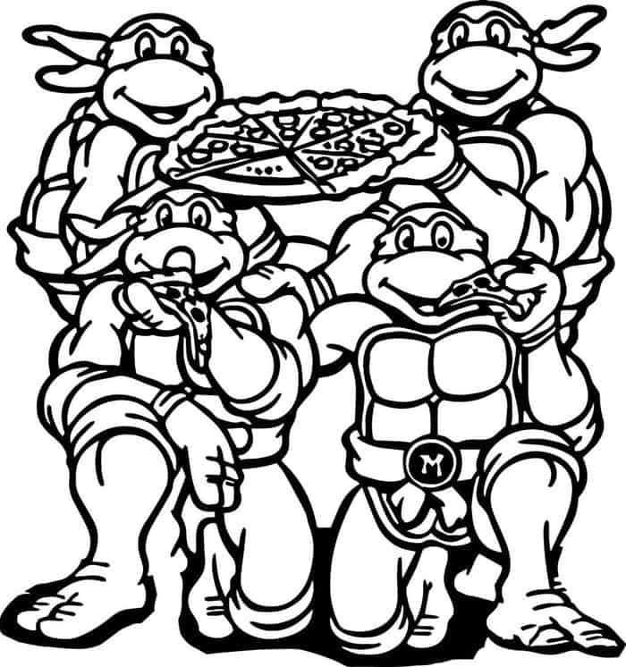 Free Ninja Turtle Coloring Pages