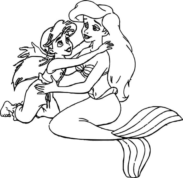 Free Printable Ariel Coloring Pages