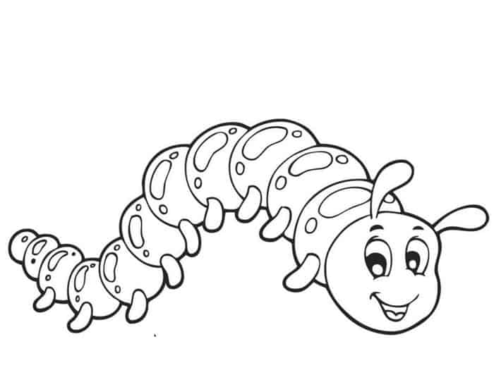 Free Printable Caterpillar Coloring Pages