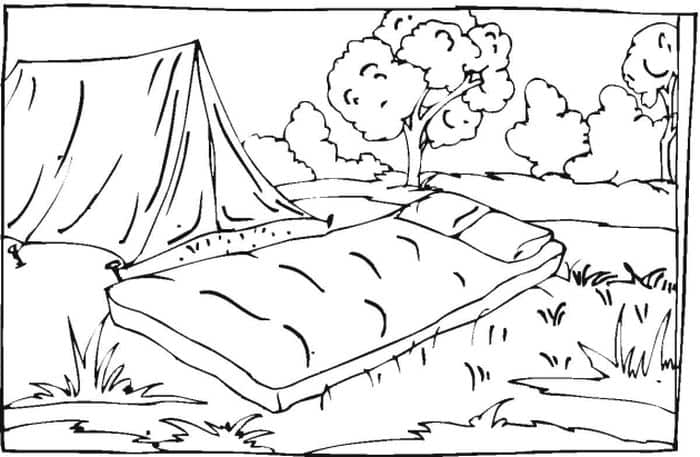 Free Printable Coloring Pages For Kids Camping