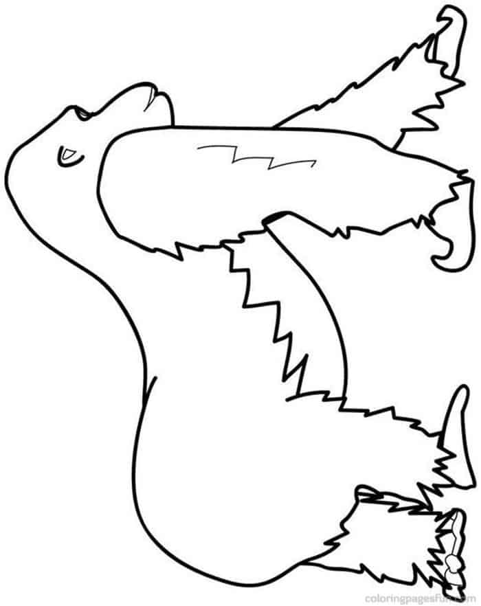 Gorilla Hand Coloring Pages