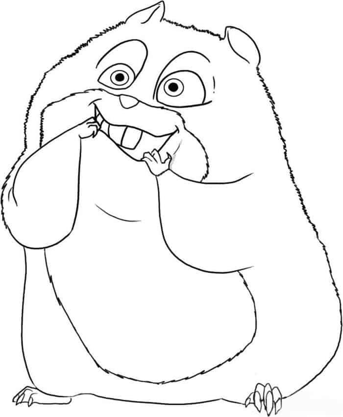 Hamster Coloring Pages To Print