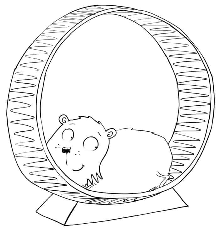 Hamster Coloring Pages