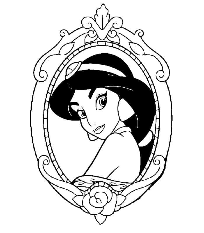 Jasmine Disney Princess Coloring Pages
