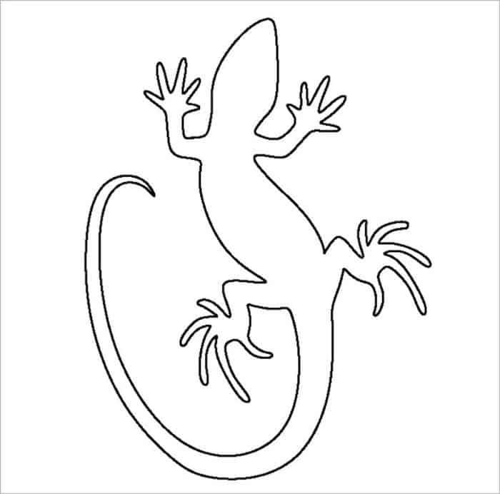 Lizard Coloring Pages