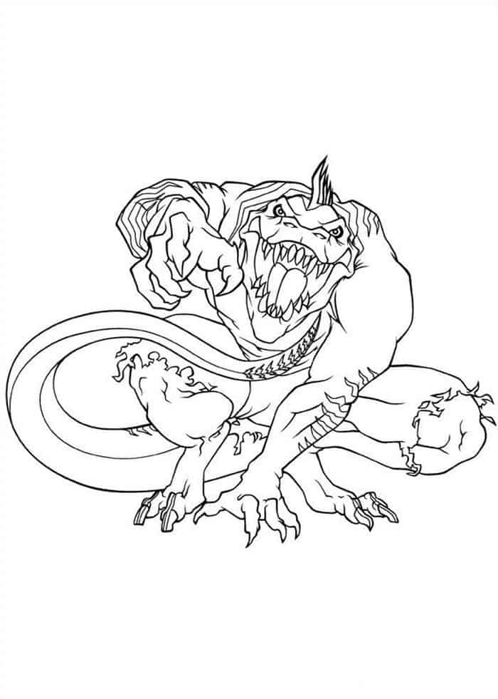 Lizard Spiderman Coloring Pages