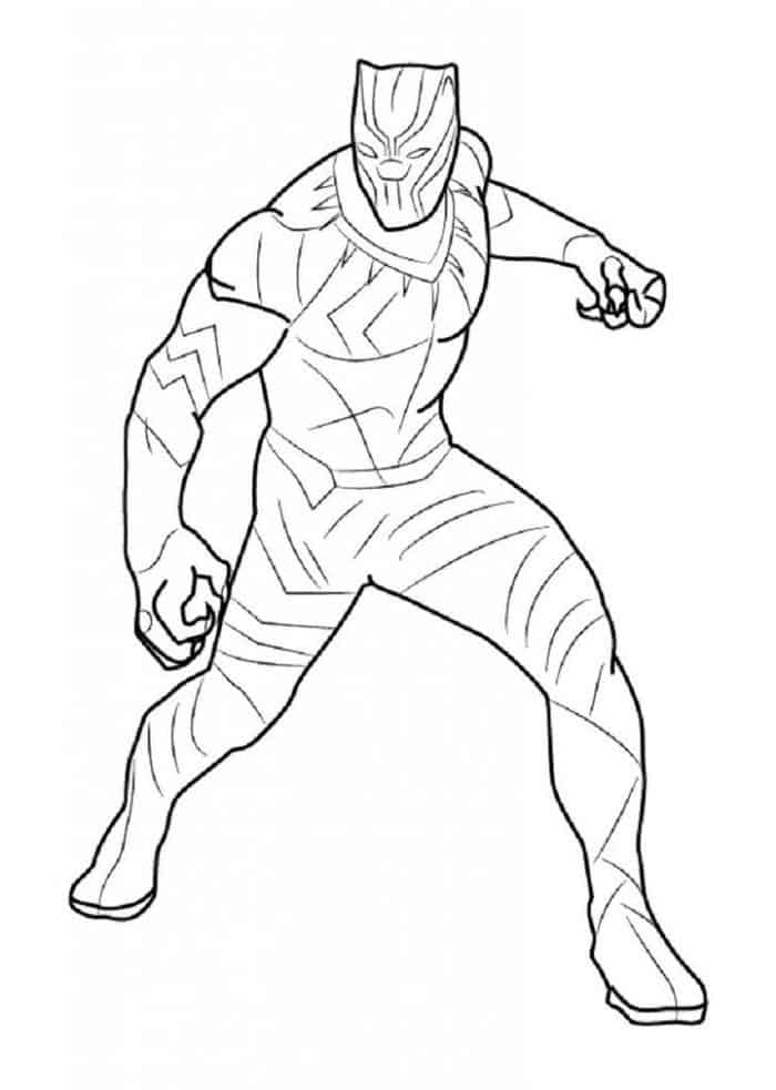 Marvel Black Panther Coloring Pages