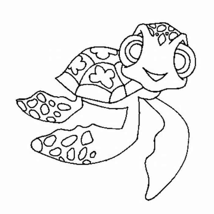 Moana Sea Turtle Coloring Pages