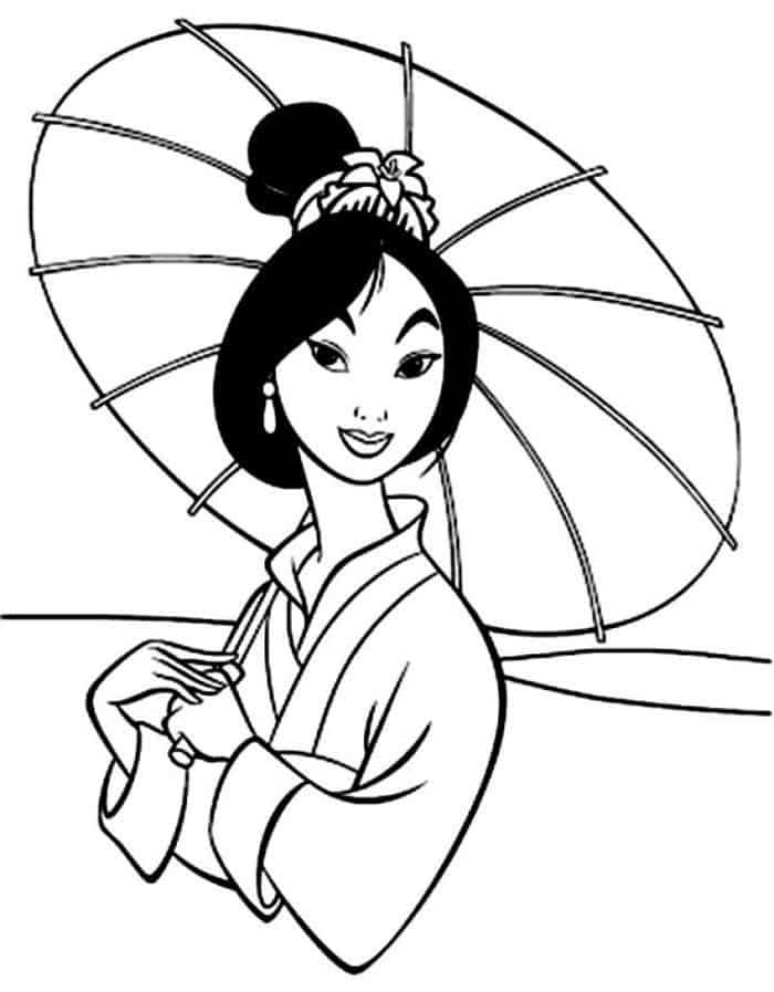 Mulan 2 Coloring Pages