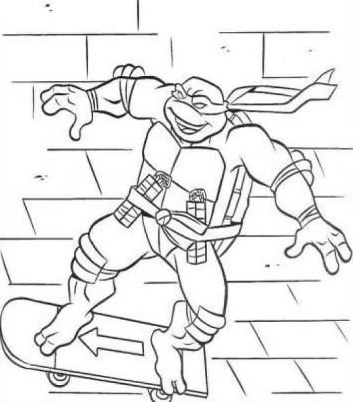 Ninja Turtle Coloring Pages
