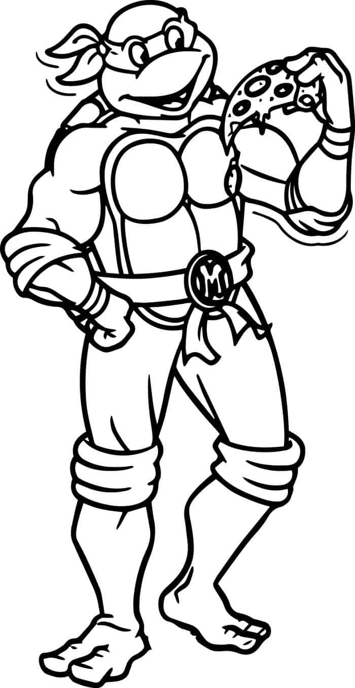 Ninja Turtle Printable Coloring Pages