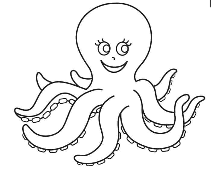 Octopus Coloring Pages