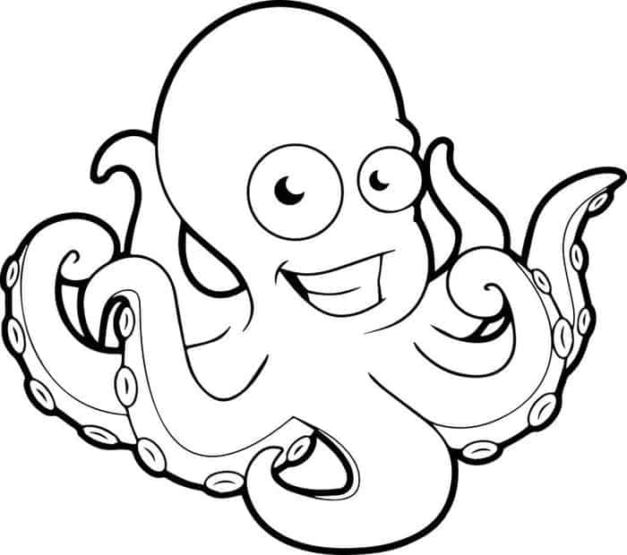 Octopus Printable Coloring Pages