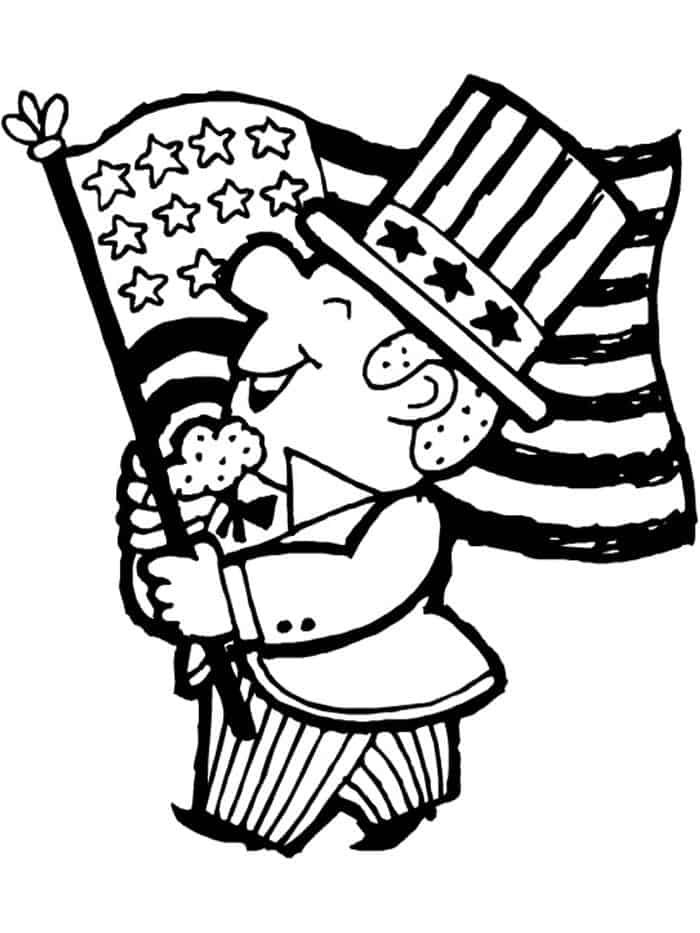 Printable 4th Of July Coloring Pages