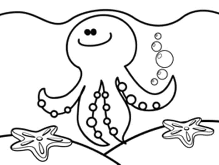 Printable Octopus Coloring Pages