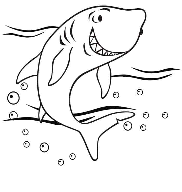 Shark Coloring Pages Printable