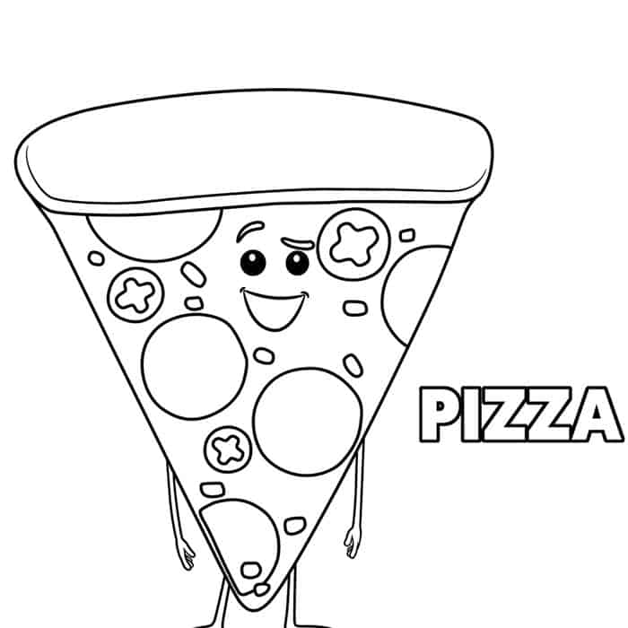 Shopkins Season 1 Coloring Pages Poe Pizza
