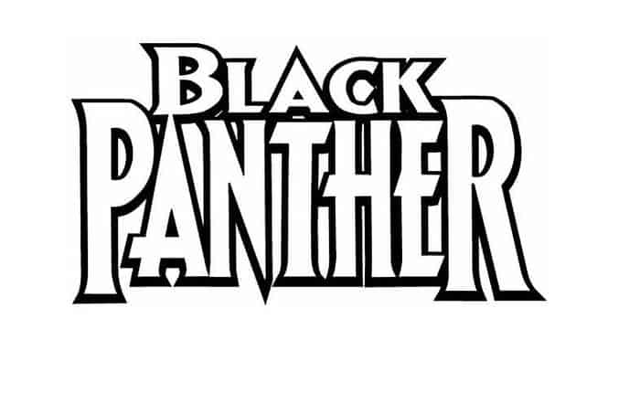 Superhero Black Panther Coloring Pages