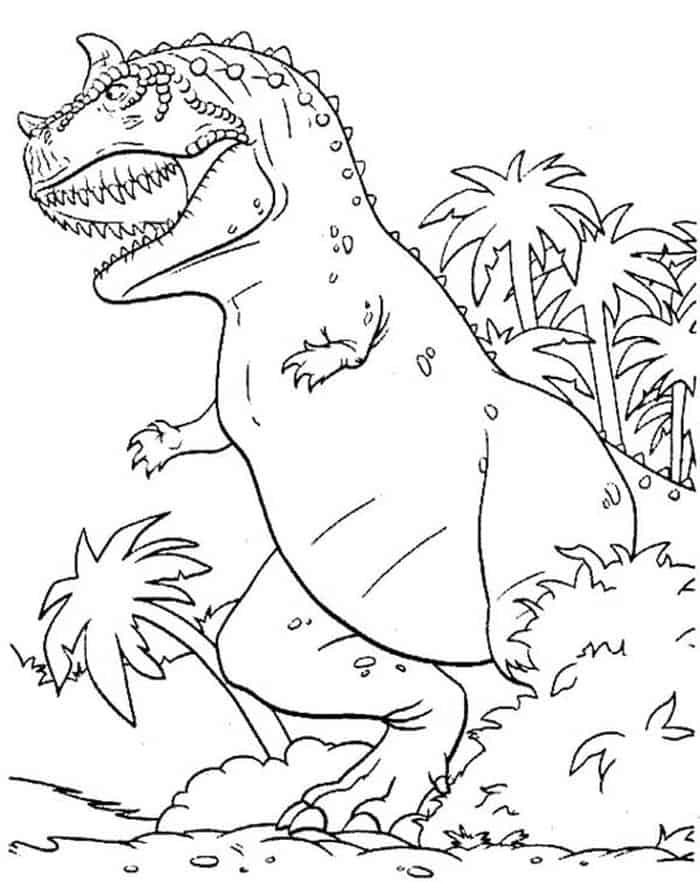 T Rex Coloring Pages Pdf