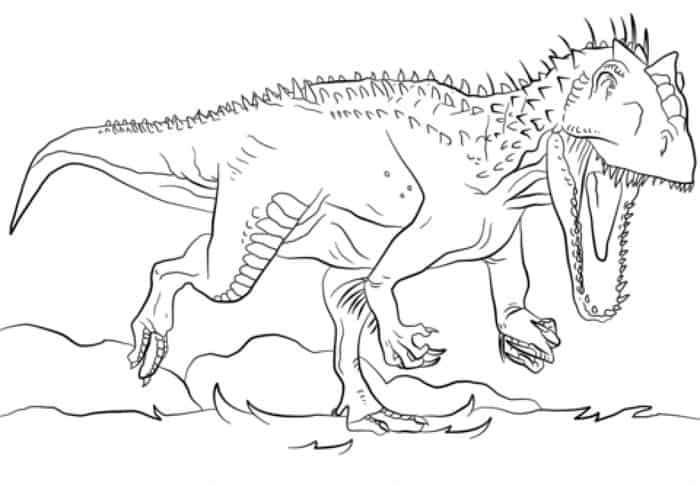 T Rex Coloring Pages