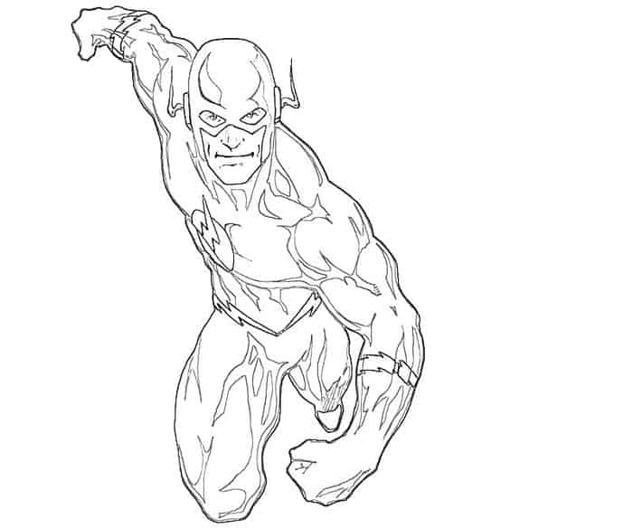 The Black Flash Coloring Pages