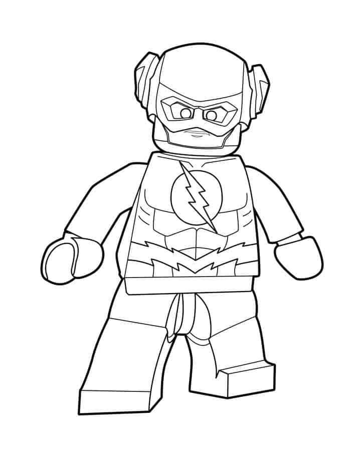 The Flash Coloring Pages For Toddlers