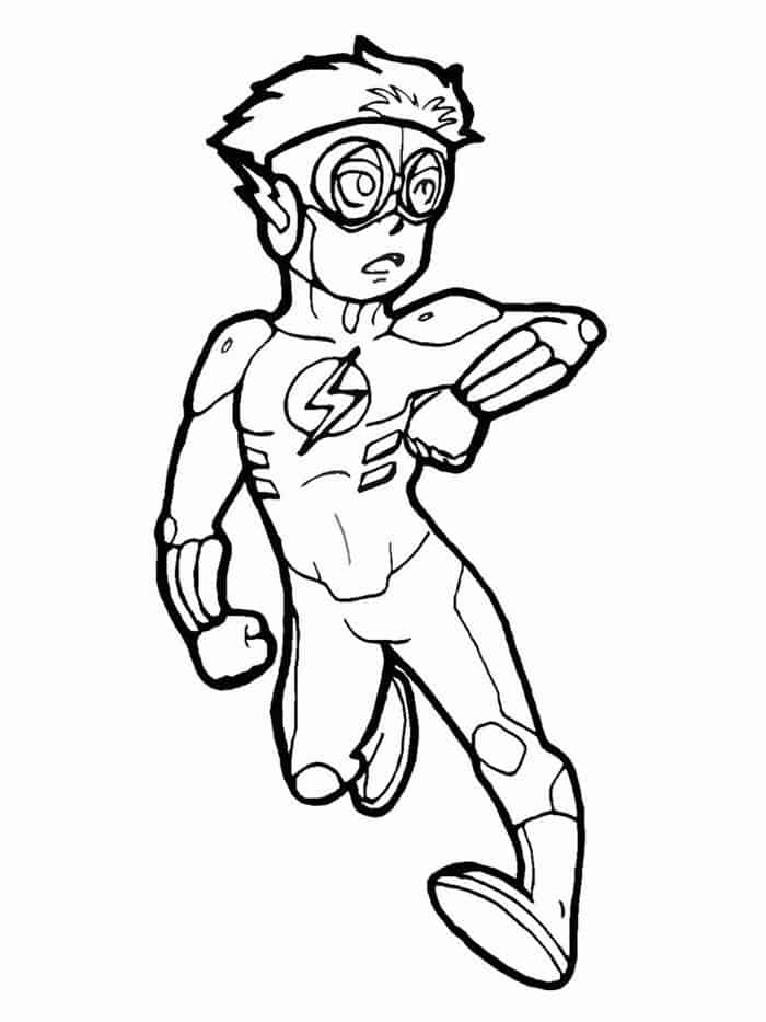 The Flash Coloring Pages