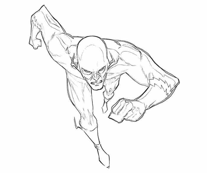 The Flash Tv Coloring Pages
