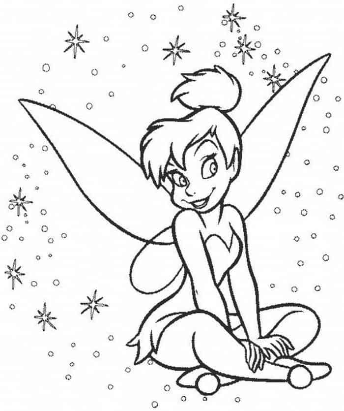 Tinker Belle Coloring Pages