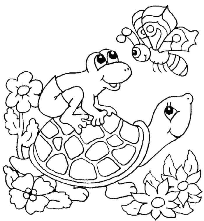 Turtle Coloring Pages Free Printable