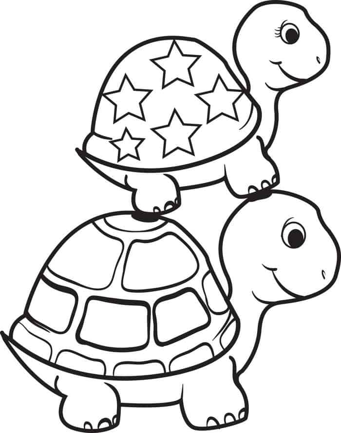 Turtle Coloring Pages Printable