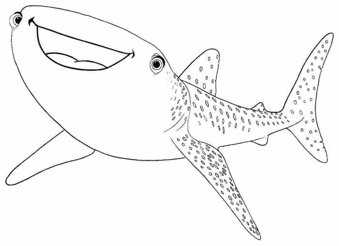 Whale Shark Coloring Pages
