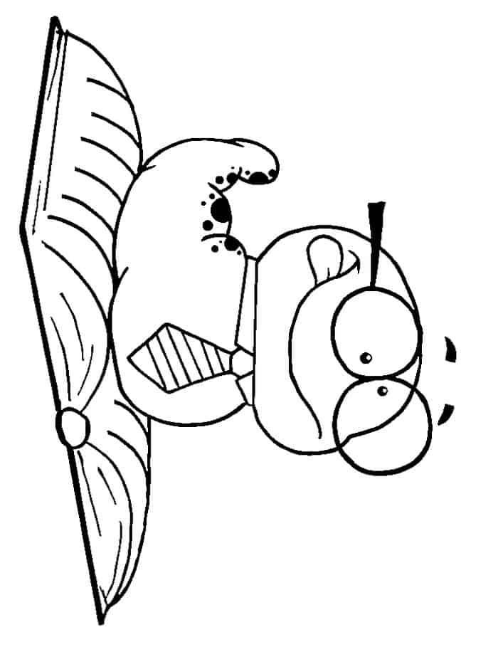 Wonderland Caterpillar Coloring Pages