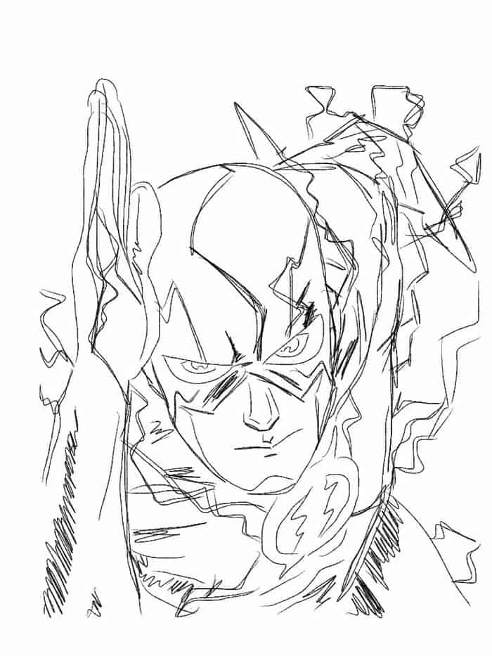 Zoom From The Flash Coloring Pages