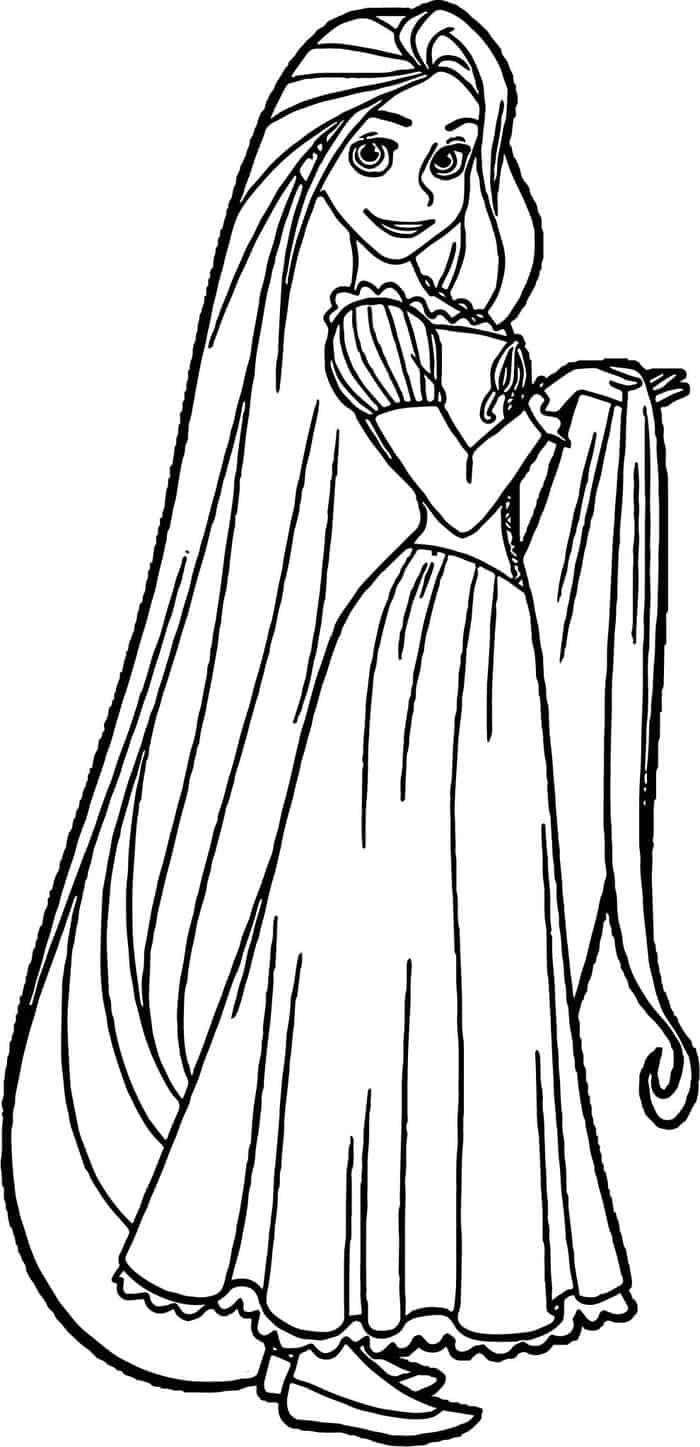 disney princesses coloring pages rapunzel