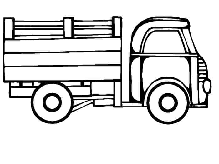 Army Truck Coloring Pages