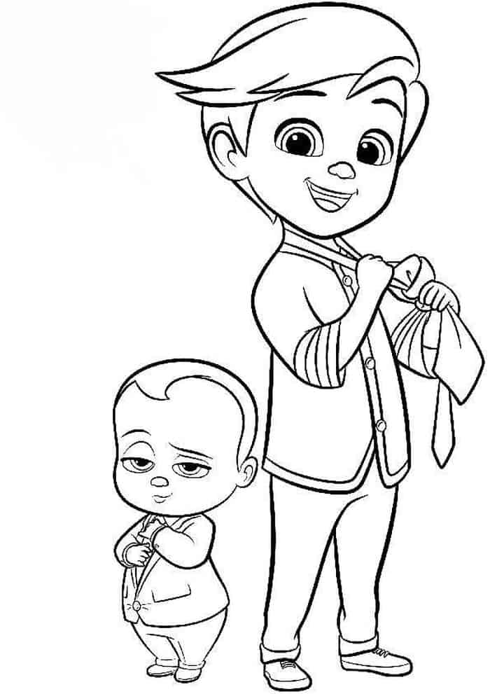Baby Boss Coloring Pages s