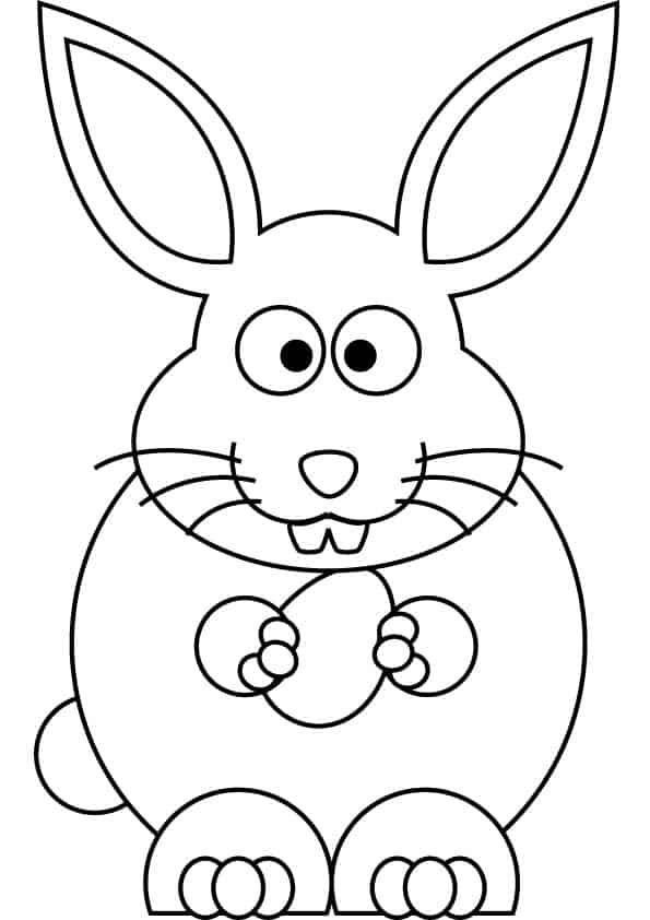 Baby Bunny Coloring Pages