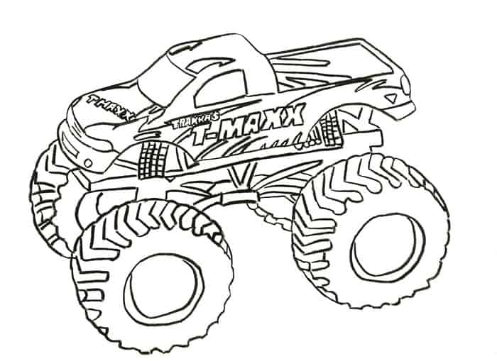 Batman Monster Truck Coloring Pages