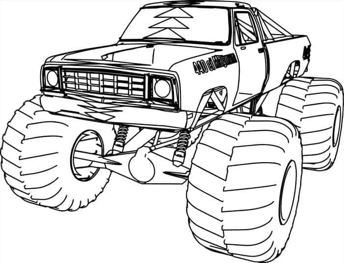 Blaze Monster Truck Coloring Pages