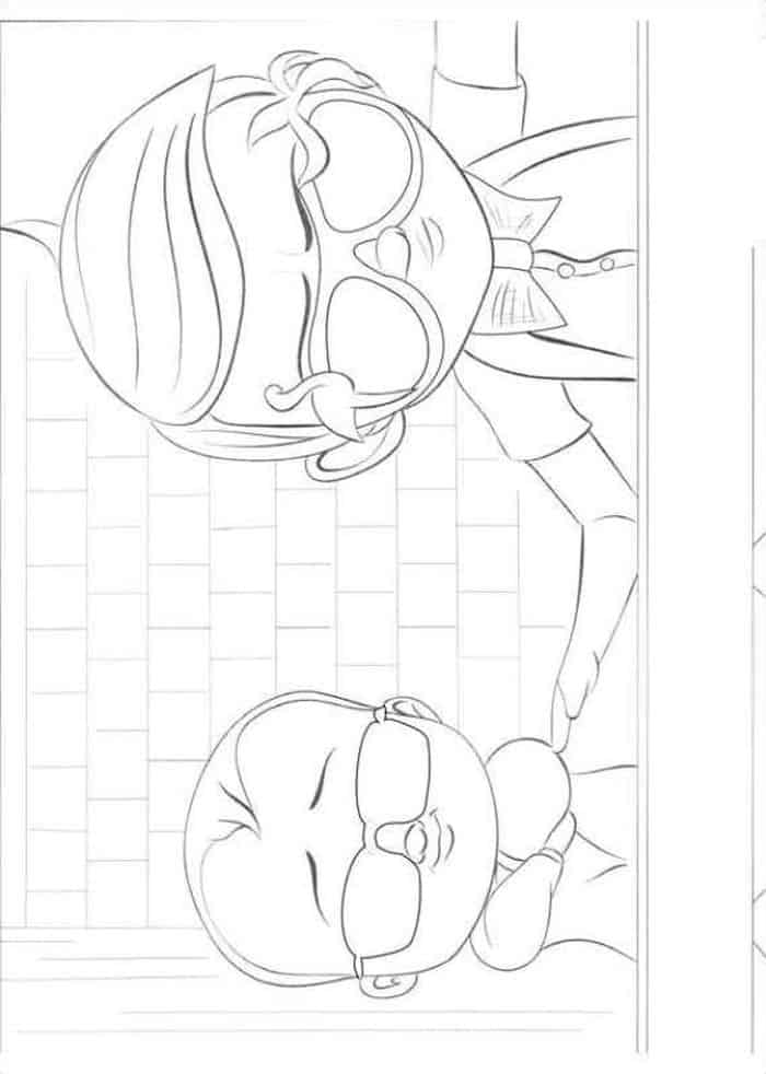 Boss Baby Coloring Pages To Print Super Coloring Pages