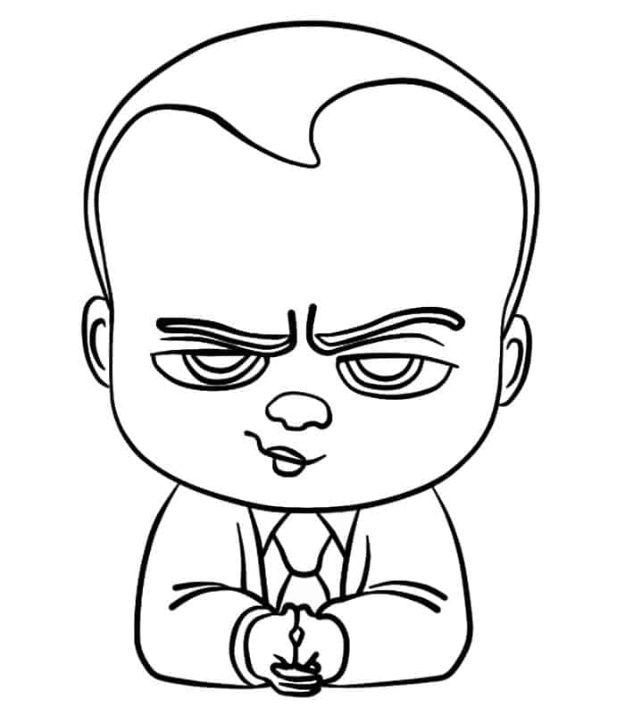 Boss Baby Coloring Pages
