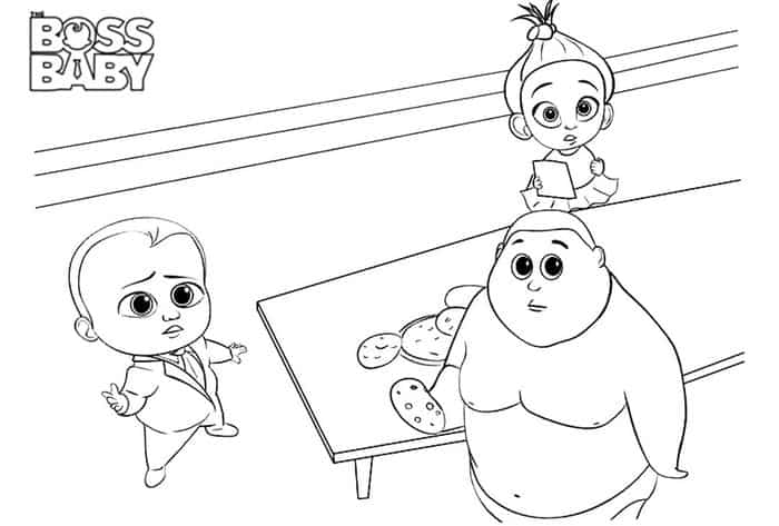 Boss Baby Movie Coloring Pages