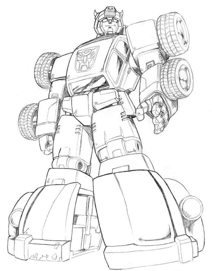 Bumblebee Coloring Pages Transformers