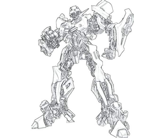 Bumblebee Movie Coloring Pages