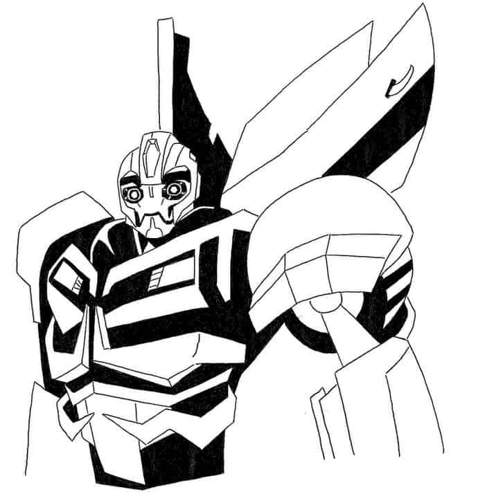 Bumblebee Printable Coloring Pages
