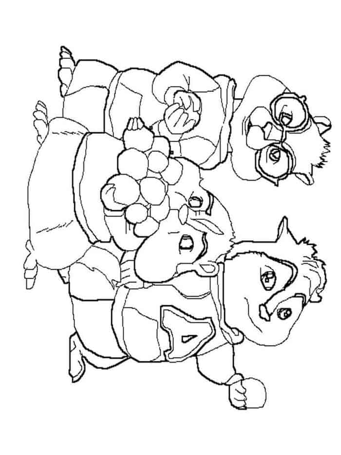 Coloring Pages From Alvin And The Chipmunks