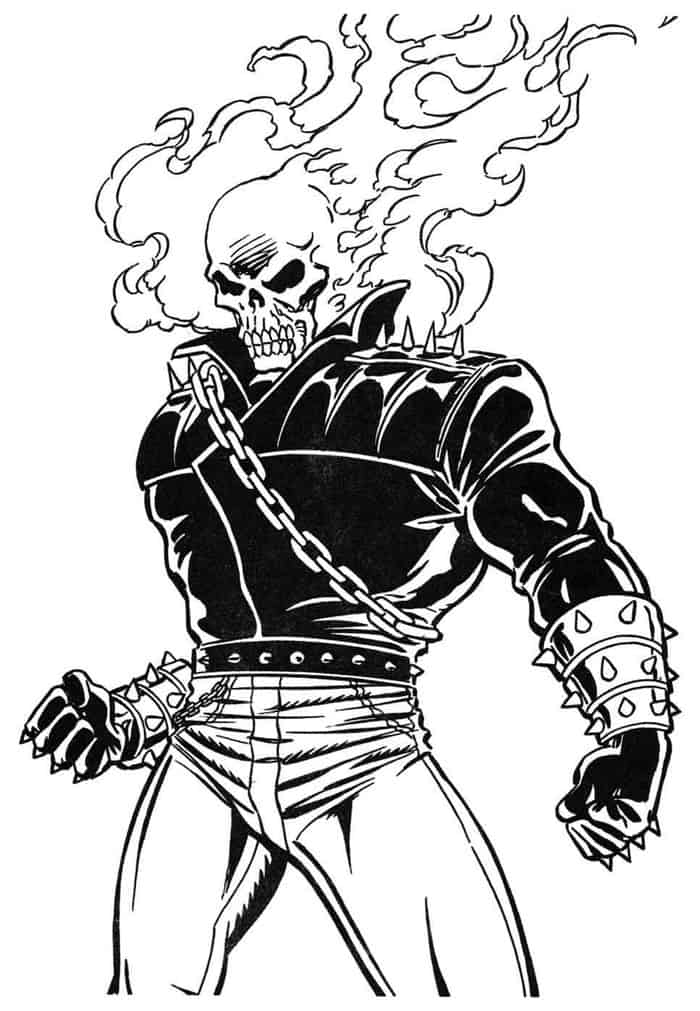 Coloring Pages Of Ghost Rider