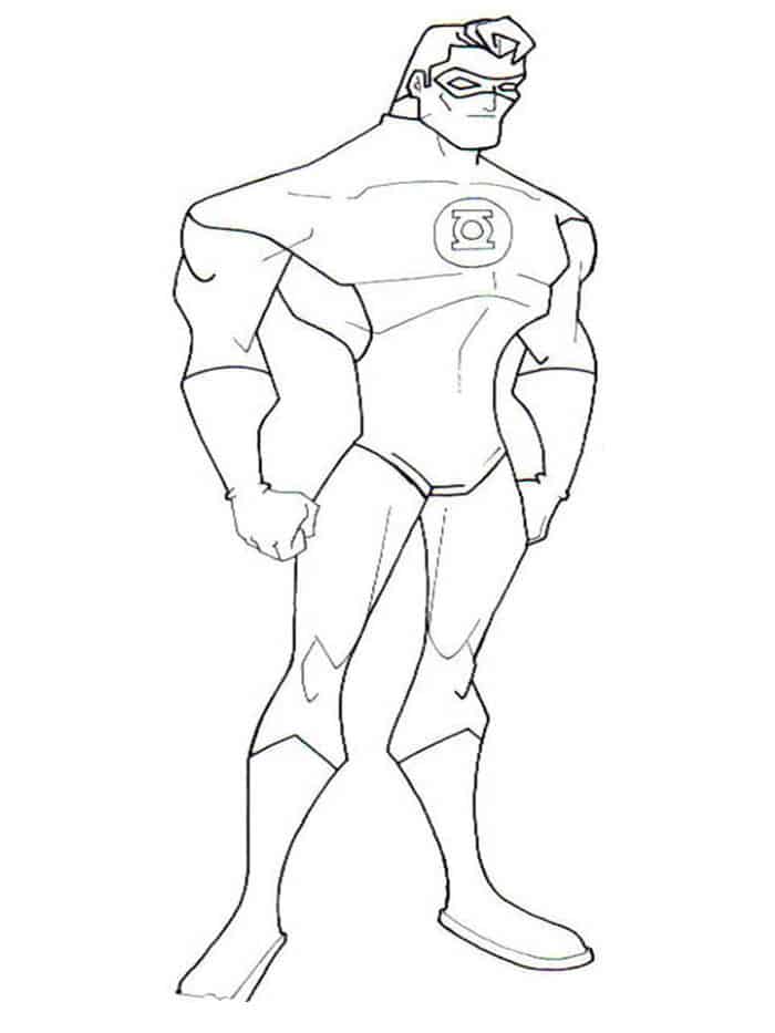 Coloring Pages Of Green Lantern