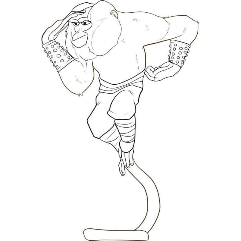 Coloring Pages Of Monkey